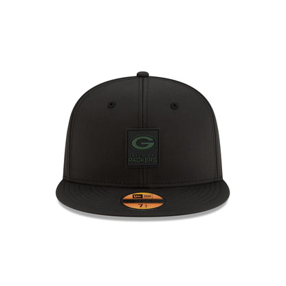Green Bay Packers 2025 Sideline Hot Weather Black 59FIFTY Fitted Hat