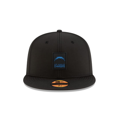 Los Angeles Chargers 2025 Sideline Hot Weather Black 59FIFTY Fitted Hat