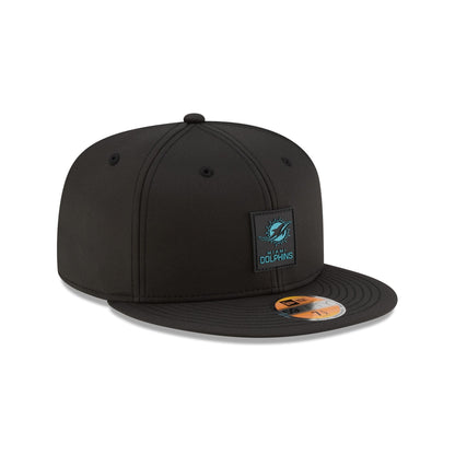 Miami Dolphins 2025 Sideline Hot Weather Black 59FIFTY Fitted Hat