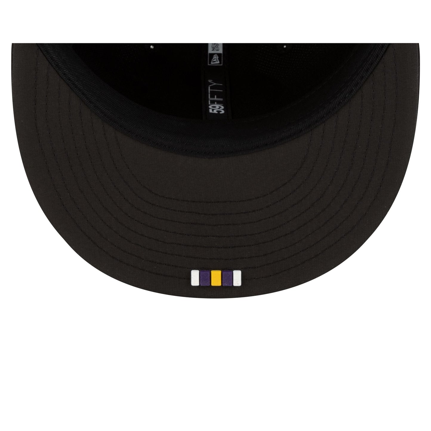 Minnesota Vikings 2025 Sideline Hot Weather Black 59FIFTY Fitted Hat