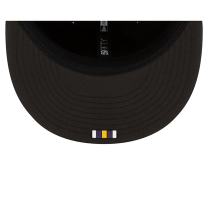 Minnesota Vikings 2025 Sideline Hot Weather Black 59FIFTY Fitted Hat