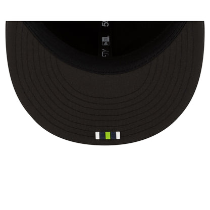 Seattle Seahawks 2025 Sideline Hot Weather Black 59FIFTY Fitted Hat