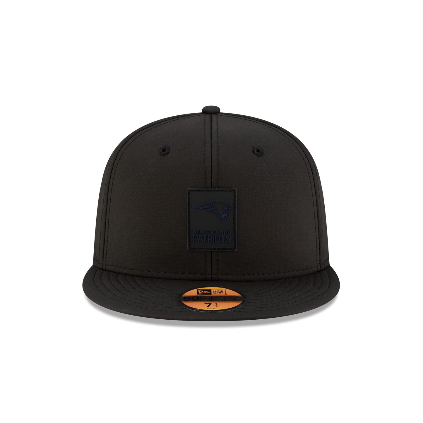 New England Patriots 2025 Sideline Hot Weather Black 59FIFTY Fitted Hat