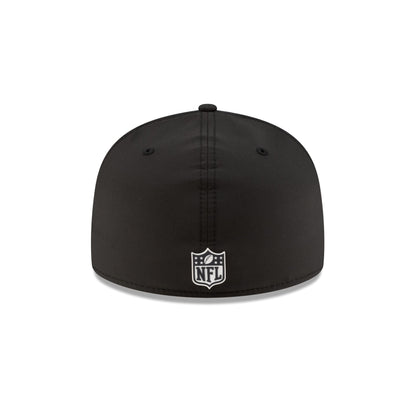 Chicago Bears 2025 Sideline Hot Weather Black C 59FIFTY Fitted Hat