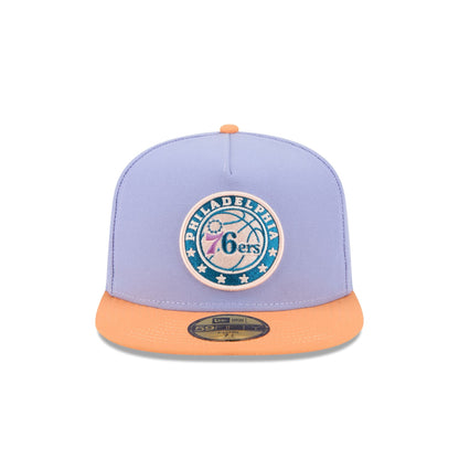 Philadelphia 76ers Lavender 59FIFTY A-Frame Fitted Hat