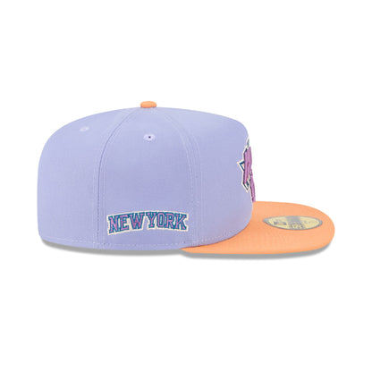 New York Knicks Lavender 59FIFTY A-Frame Fitted Hat