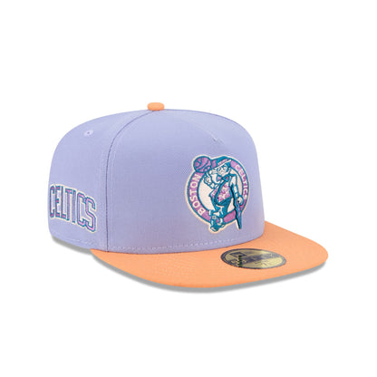 Boston Celtics Lavender 59FIFTY A-Frame Fitted Hat