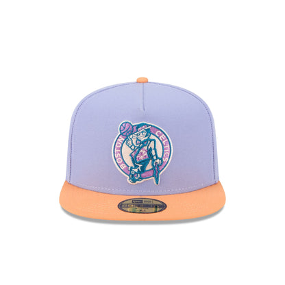 Boston Celtics Lavender 59FIFTY A-Frame Fitted Hat
