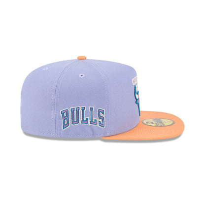 Chicago Bulls Lavender 59FIFTY A-Frame Fitted Hat