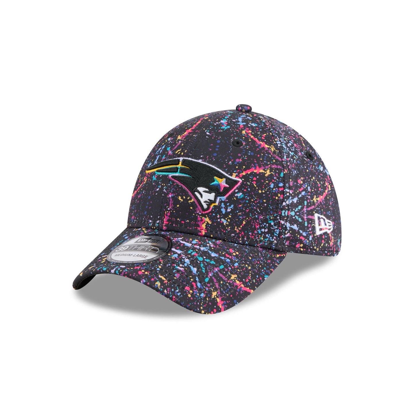 New England Patriots 2025 Crucial Catch 39THIRTY Stretch Fit Hat