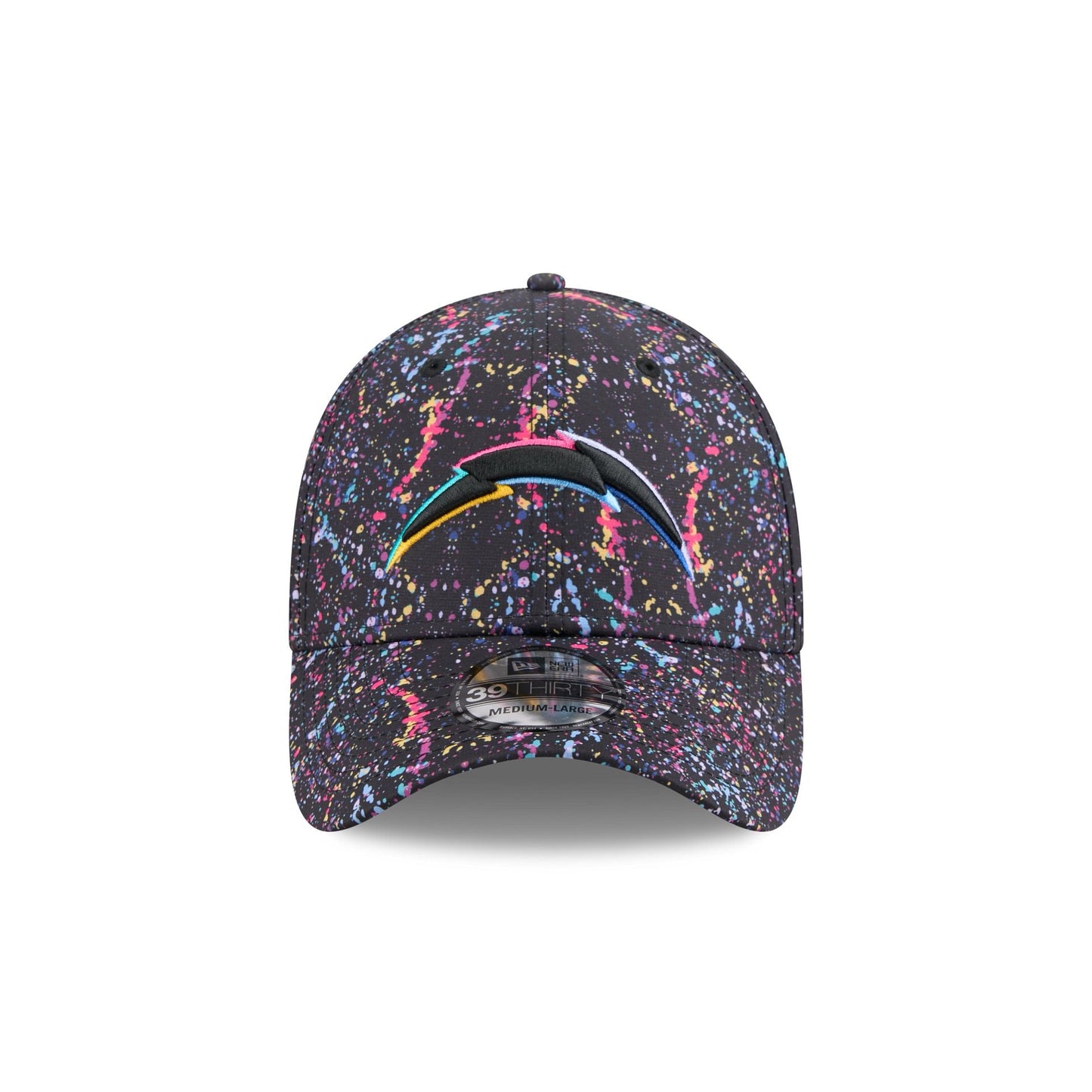 Los Angeles Chargers 2025 Crucial Catch 39THIRTY Stretch Fit Hat