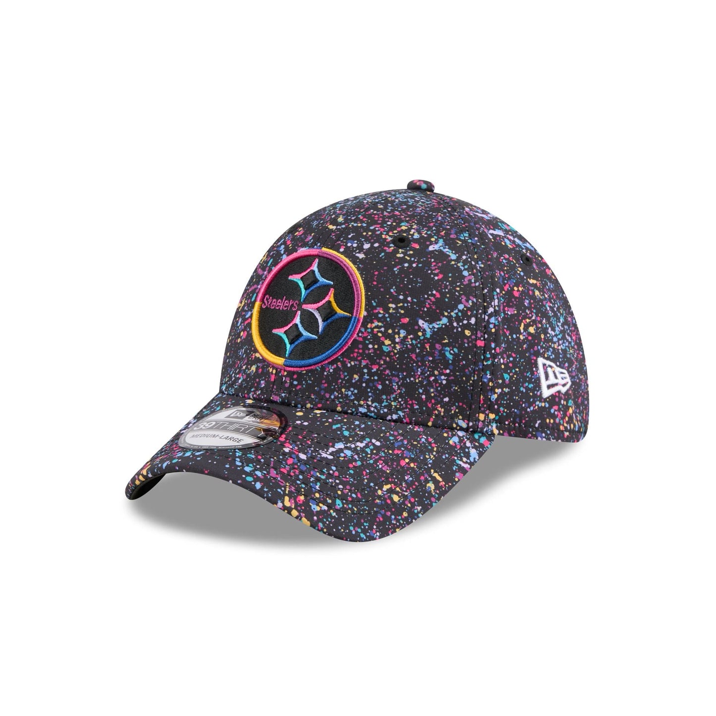 Pittsburgh Steelers 2025 Crucial Catch 39THIRTY Stretch Fit Hat