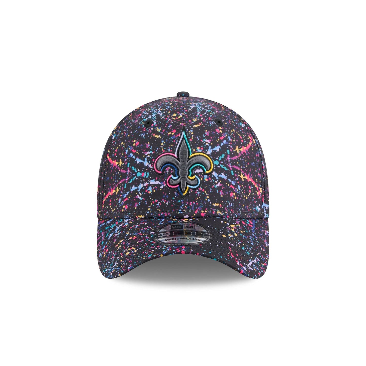 New Orleans Saints 2025 Crucial Catch 39THIRTY Stretch Fit Hat