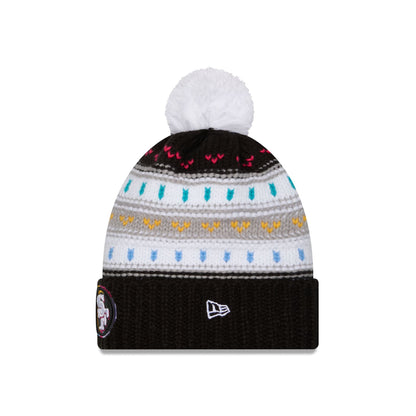 San Francisco 49ers 2025 Crucial Catch Women's Pom Knit Hat
