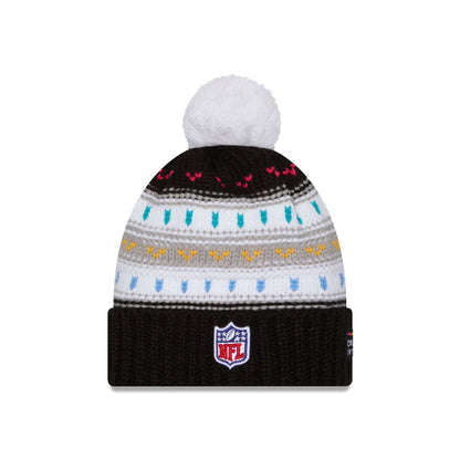 San Francisco 49ers 2025 Crucial Catch Women's Pom Knit Hat
