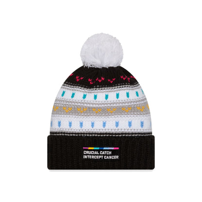 Philadelphia Eagles 2025 Crucial Catch Women's Pom Knit Hat
