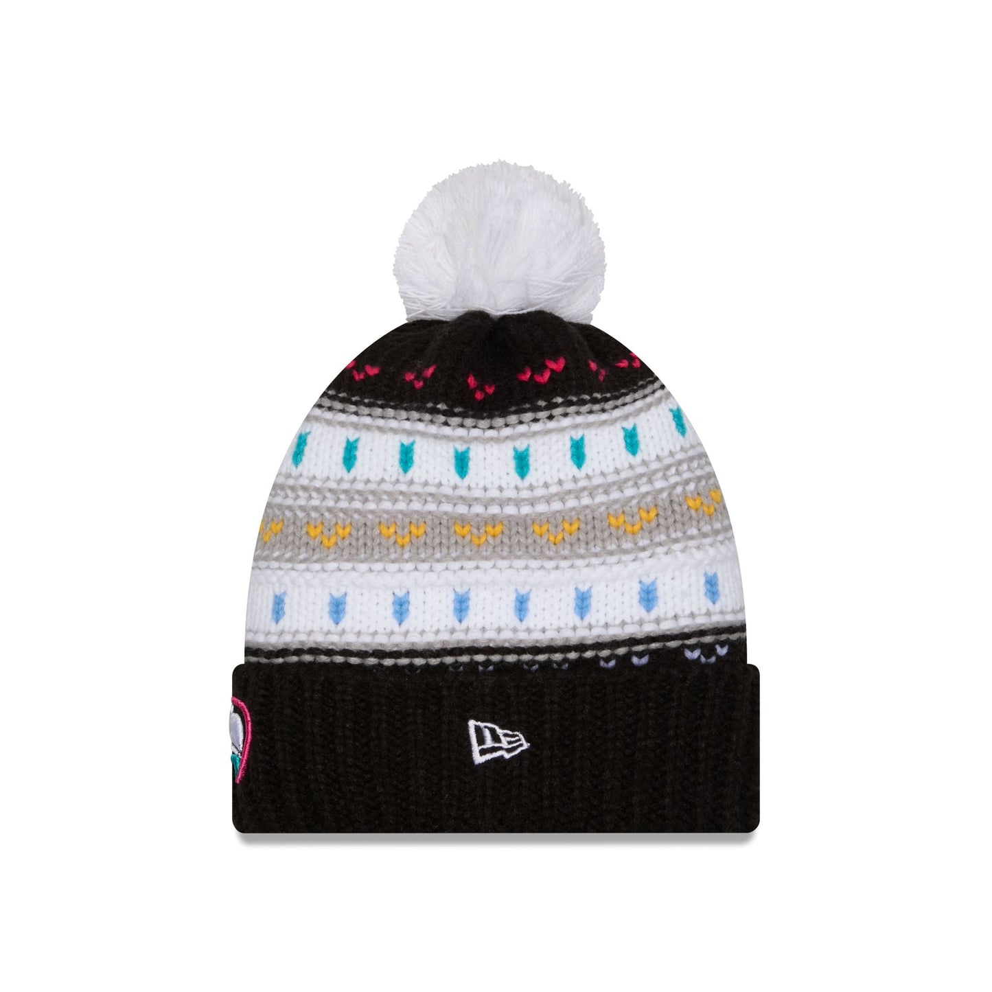 Seattle Seahawks 2025 Crucial Catch Women's Pom Knit Hat