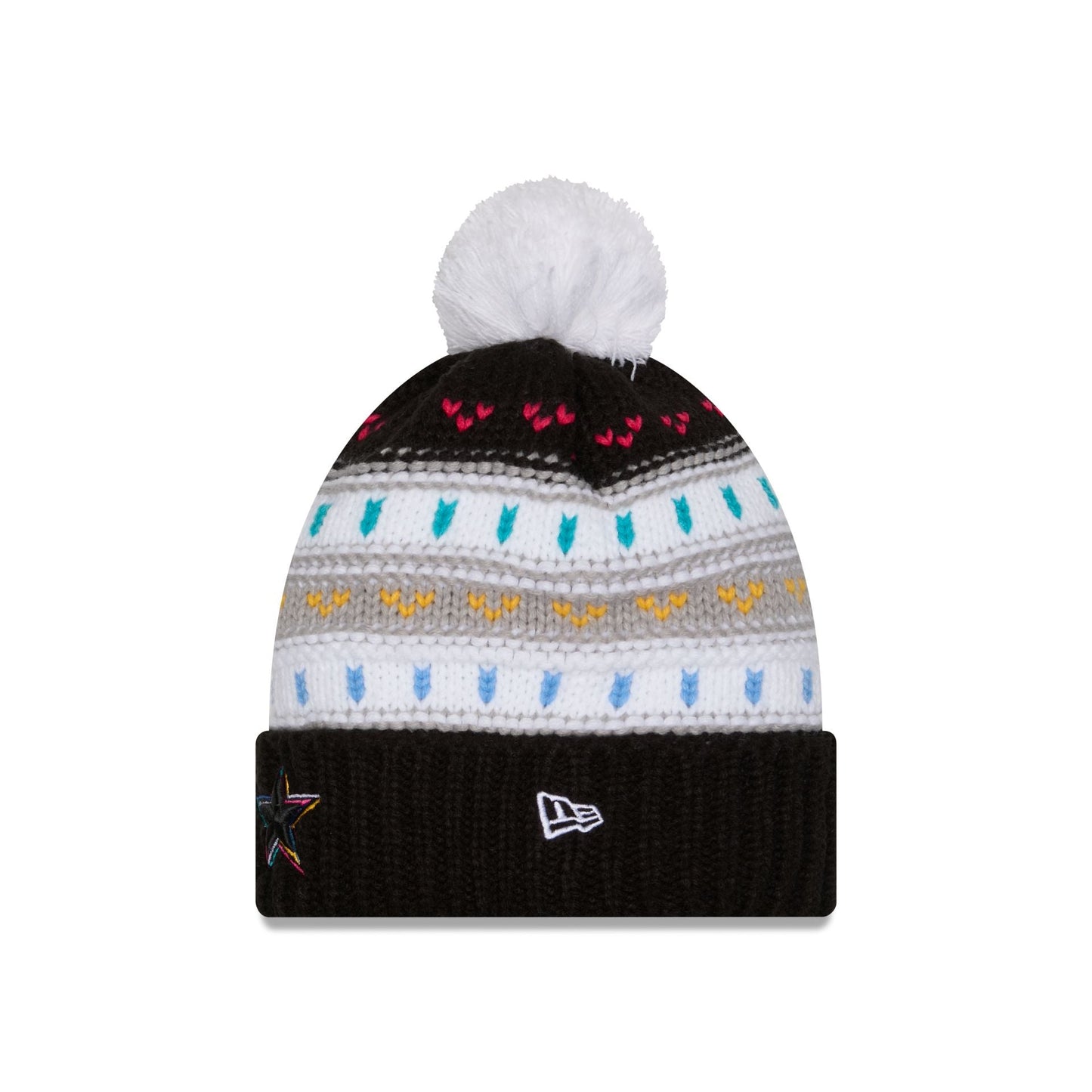 Dallas Cowboys 2025 Crucial Catch Women's Pom Knit Hat
