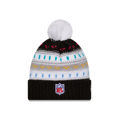 Dallas Cowboys 2025 Crucial Catch Women's Pom Knit Hat