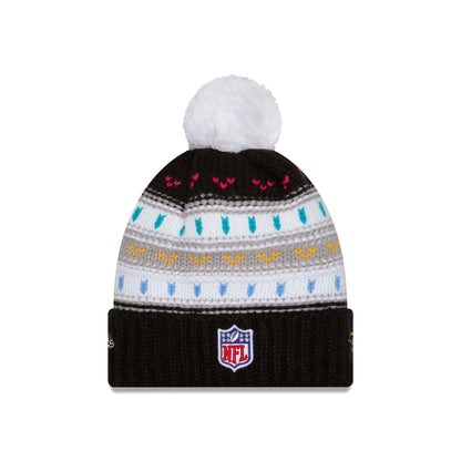 Cleveland Browns 2025 Crucial Catch Women's Pom Knit Hat