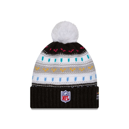 Green Bay Packers 2025 Crucial Catch Women's Pom Knit Hat