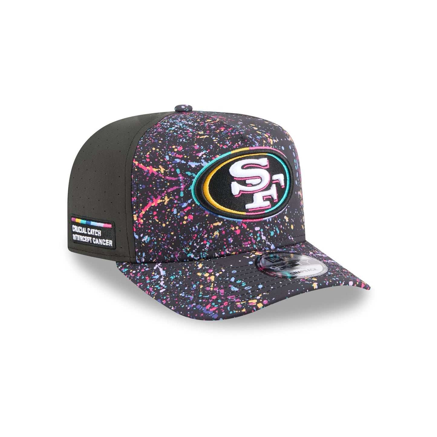 San Francisco 49ers 2025 Crucial Catch 9FIFTY A-Frame Snapback Hat