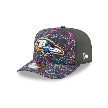 Baltimore Ravens 2025 Crucial Catch 9FIFTY A-Frame Snapback Hat