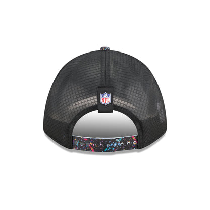 New York Jets 2025 Crucial Catch 9FORTY M-Crown A-Frame Trucker Hat