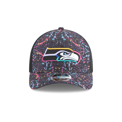Seattle Seahawks 2025 Crucial Catch 9FORTY M-Crown A-Frame Trucker Hat
