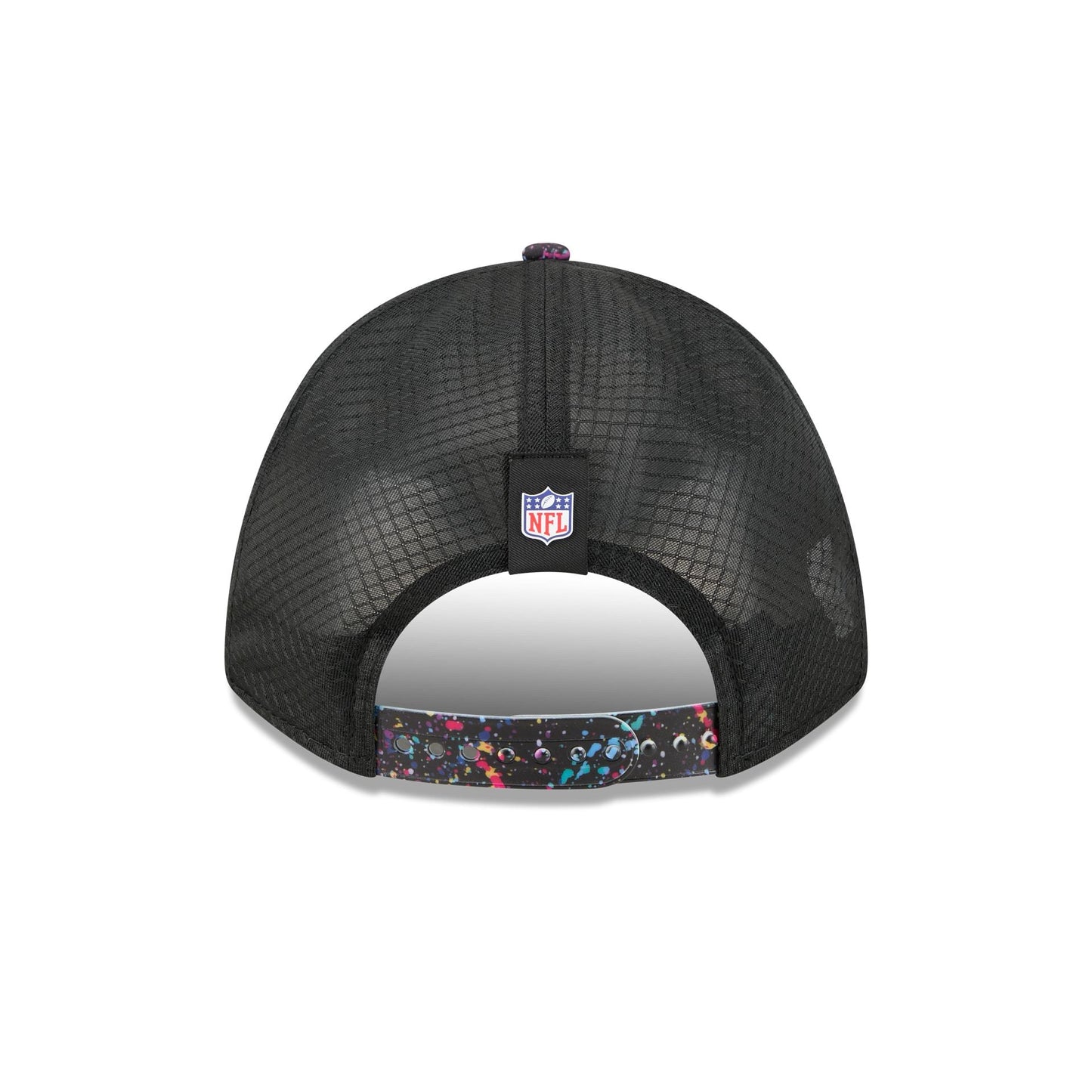 Tennessee Titans 2025 Crucial Catch 9FORTY M-Crown A-Frame Trucker Hat