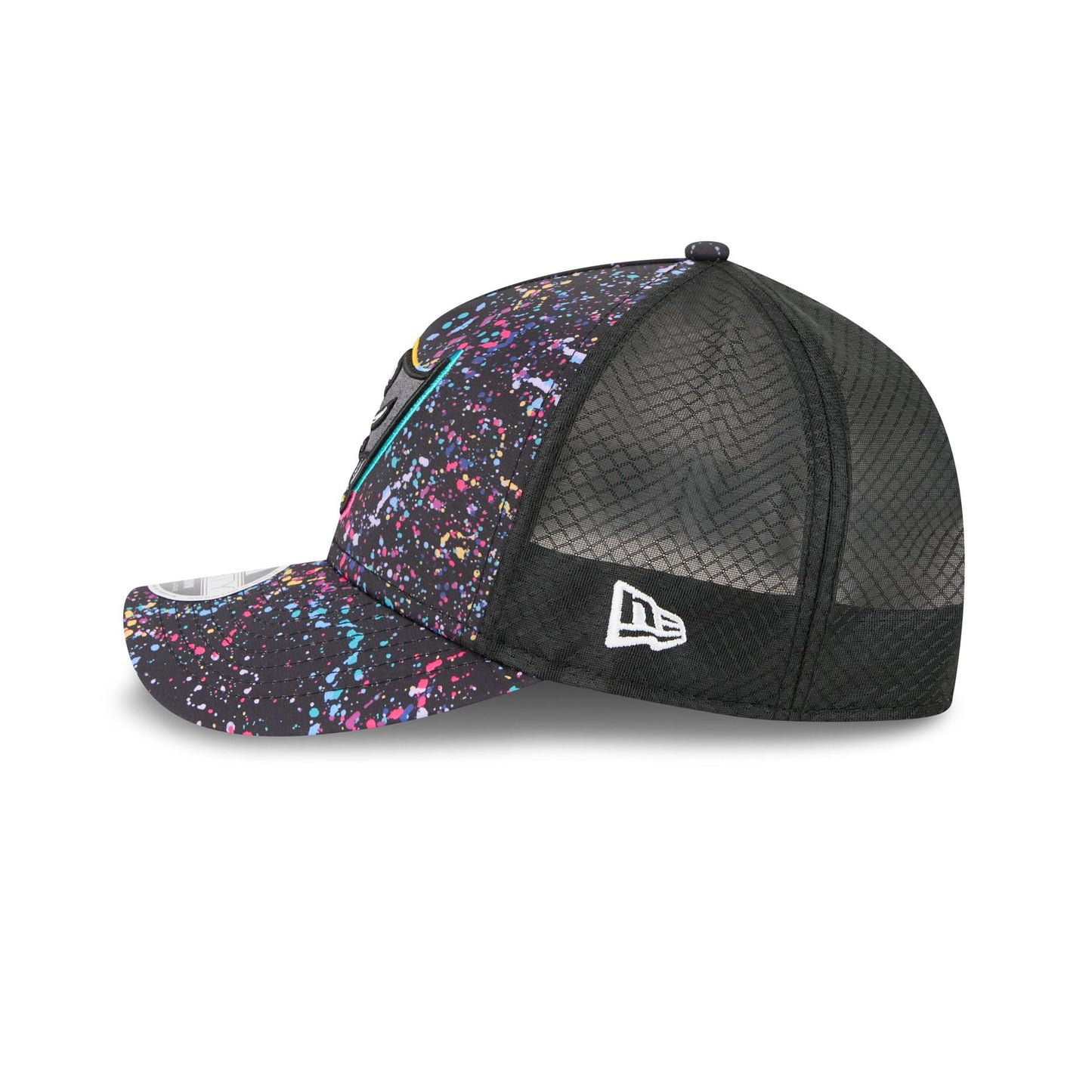 Tampa Bay Buccaneers 2025 Crucial Catch 9FORTY M-Crown A-Frame Trucker Hat