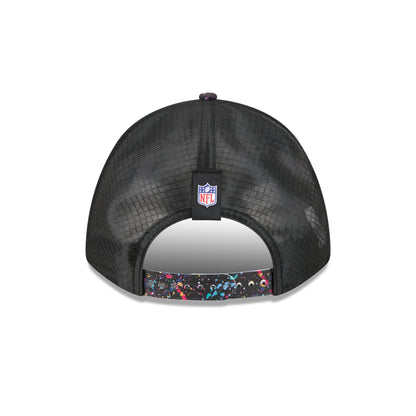 Los Angeles Rams 2025 Crucial Catch 9FORTY M-Crown A-Frame Trucker Hat