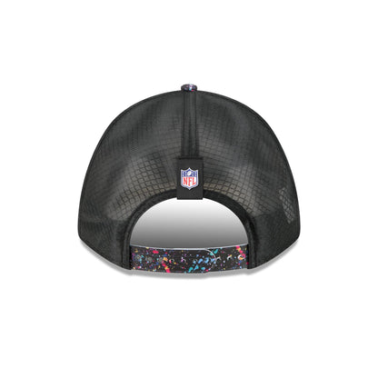 Cincinnati Bengals 2025 Crucial Catch 9FORTY M-Crown A-Frame Trucker Hat