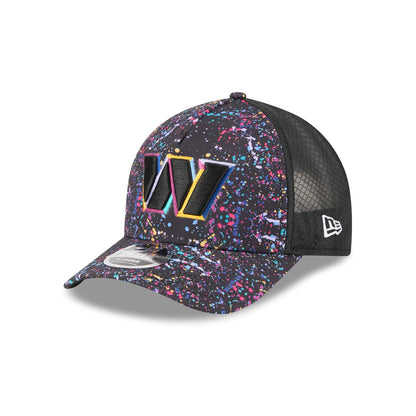 Washington Commanders 2025 Crucial Catch 9FORTY M-Crown A-Frame Trucker Hat