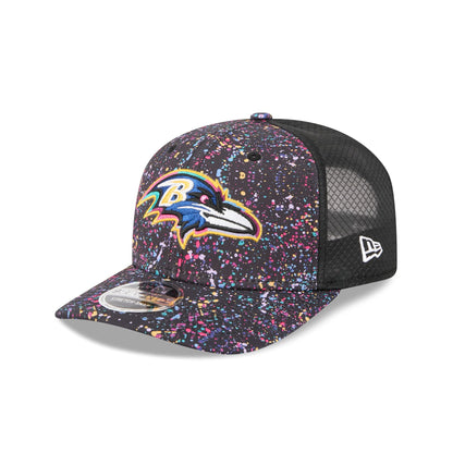 Baltimore Ravens 2025 Crucial Catch 9SEVENTY Trucker Hat