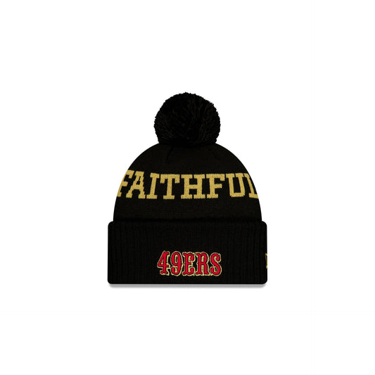 San Francisco 49ers 2025 NFL Rivalries Kids Pom Knit Hat