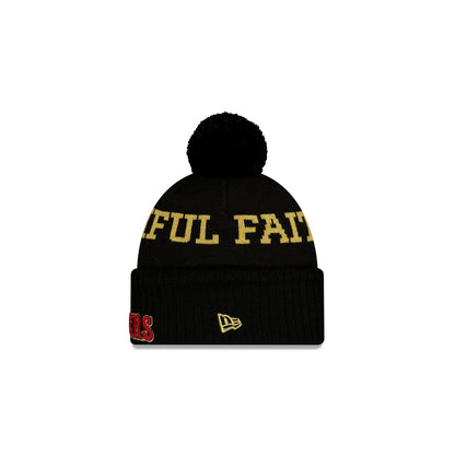 San Francisco 49ers 2025 NFL Rivalries Kids Pom Knit Hat