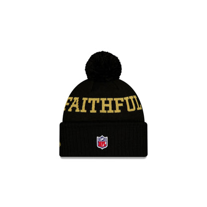 San Francisco 49ers 2025 NFL Rivalries Kids Pom Knit Hat