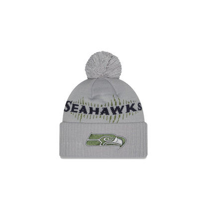 Seattle Seahawks 2025 NFL Rivalries Kids Pom Knit Hat