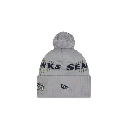 Seattle Seahawks 2025 NFL Rivalries Kids Pom Knit Hat