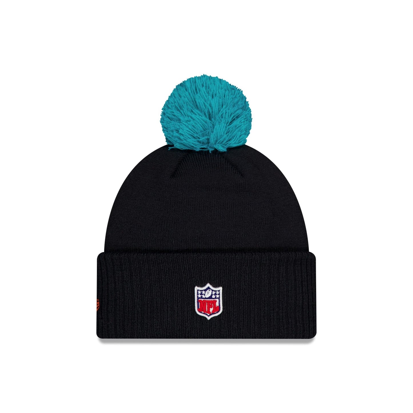 Miami Dolphins 2025 NFL Rivalries Pom Knit Hat