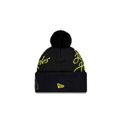 Los Angeles Rams 2025 NFL Rivalries Kids Pom Knit Hat