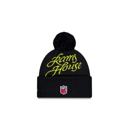 Los Angeles Rams 2025 NFL Rivalries Kids Pom Knit Hat