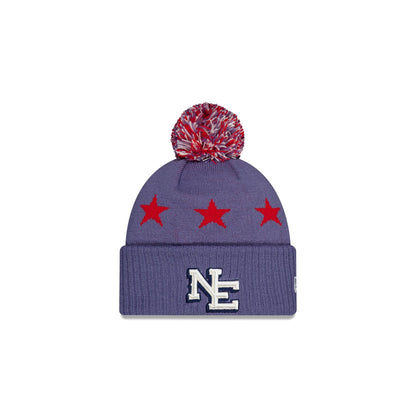 New England Patriots 2025 NFL Rivalries Kids Pom Knit Hat