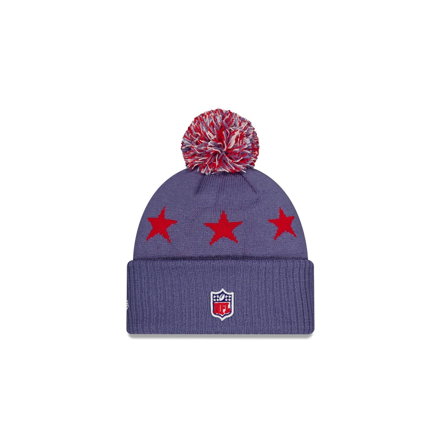 New England Patriots 2025 NFL Rivalries Kids Pom Knit Hat