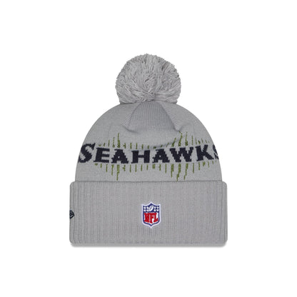 Seattle Seahawks 2025 NFL Rivalries Pom Knit Hat