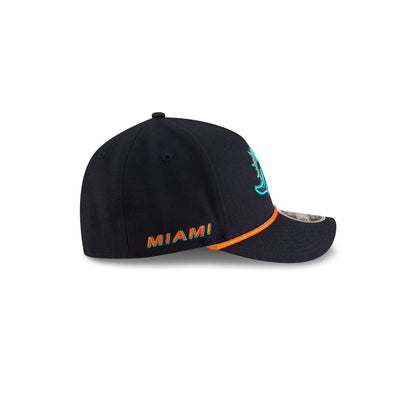 Miami Dolphins 2025 NFL Rivalries Kids 9FORTY M-Crown A-Frame Snapback Hat