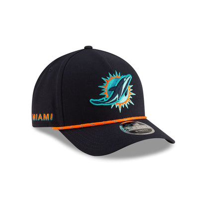 Miami Dolphins 2025 NFL Rivalries 9FORTY M-Crown A-Frame Snapback Hat