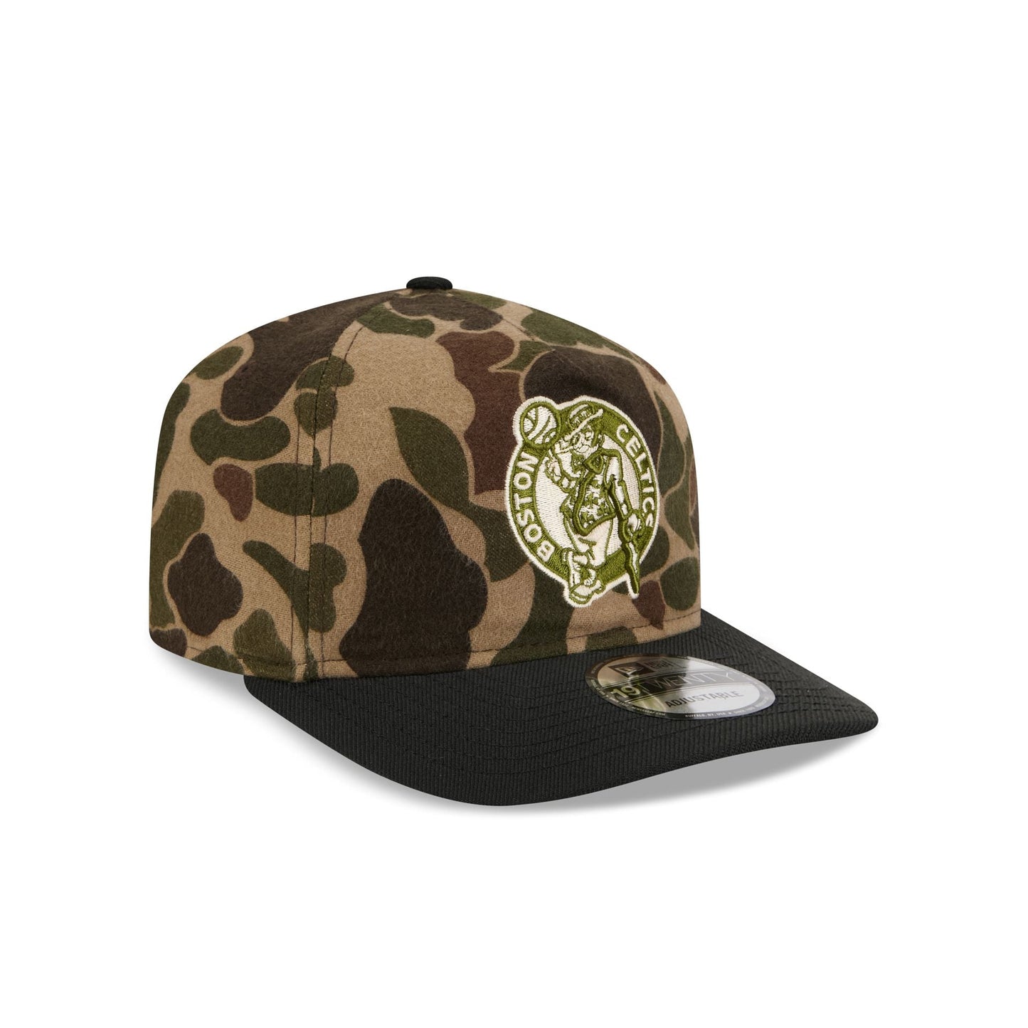 Boston Celtics Three Looms Wool Duck Camo 19TWENTY Adjustable Hat