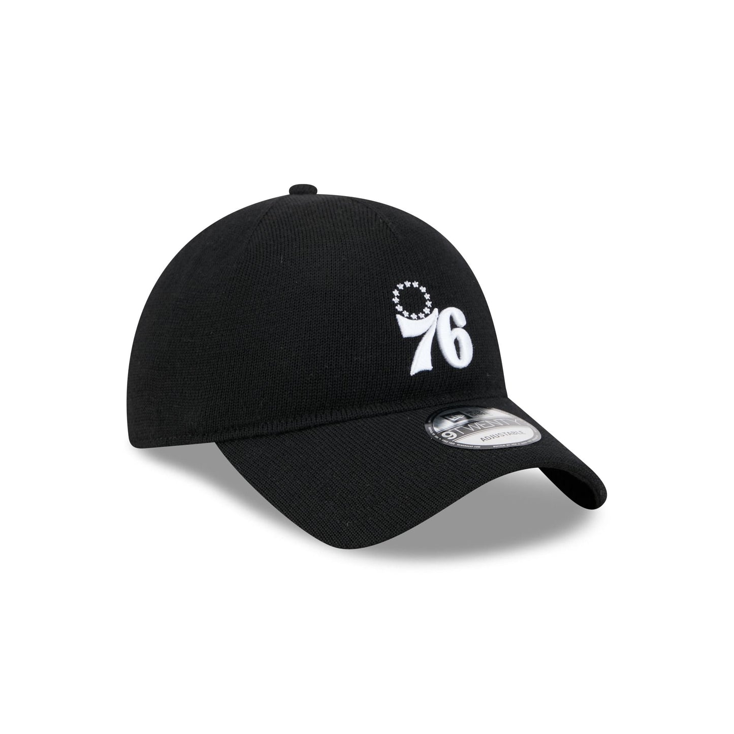 Philadelphia 76ers Merino Wool Black 9TWENTY Adjustable Hat